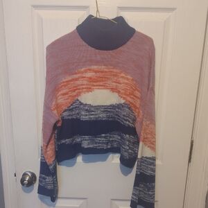 Vero Moda Multicolor Cowl Neck Sweater